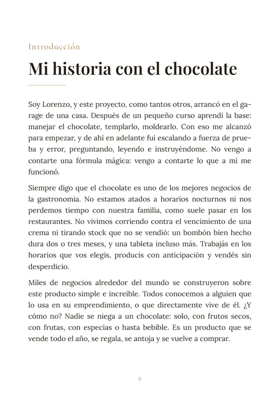 Mi historia con el chocolate — por Lorenzo
