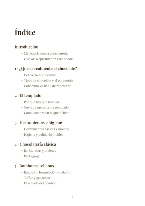 Índice completo de la guía